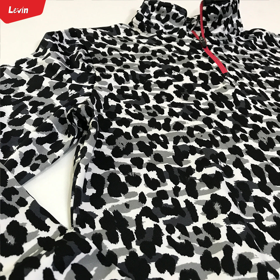Girls Long Sleeve Zip Pullover Sweatshirt Activewear