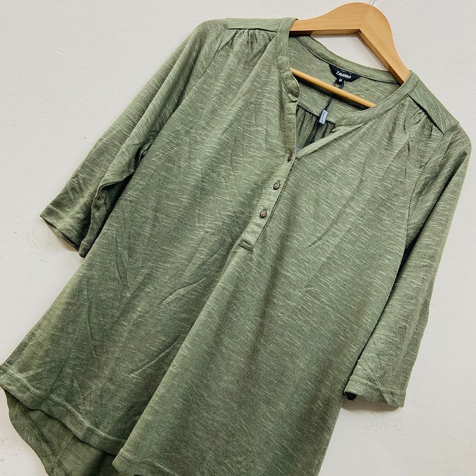 Ladies ¾ Sleeve Soft Casual Top