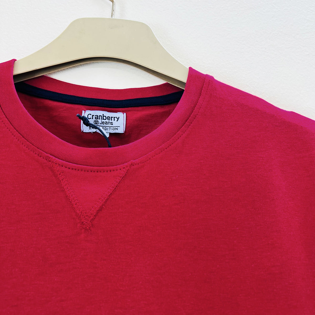 Mens Crew Neck Basic Cotton T-Shirt