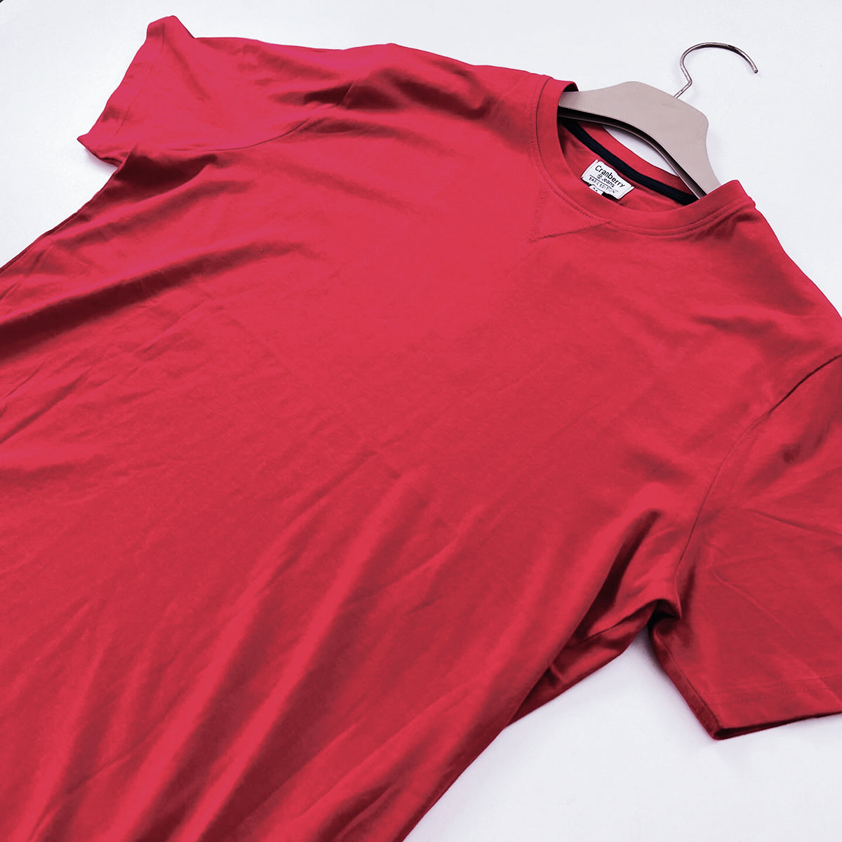 Mens Crew Neck Basic Cotton T-Shirt