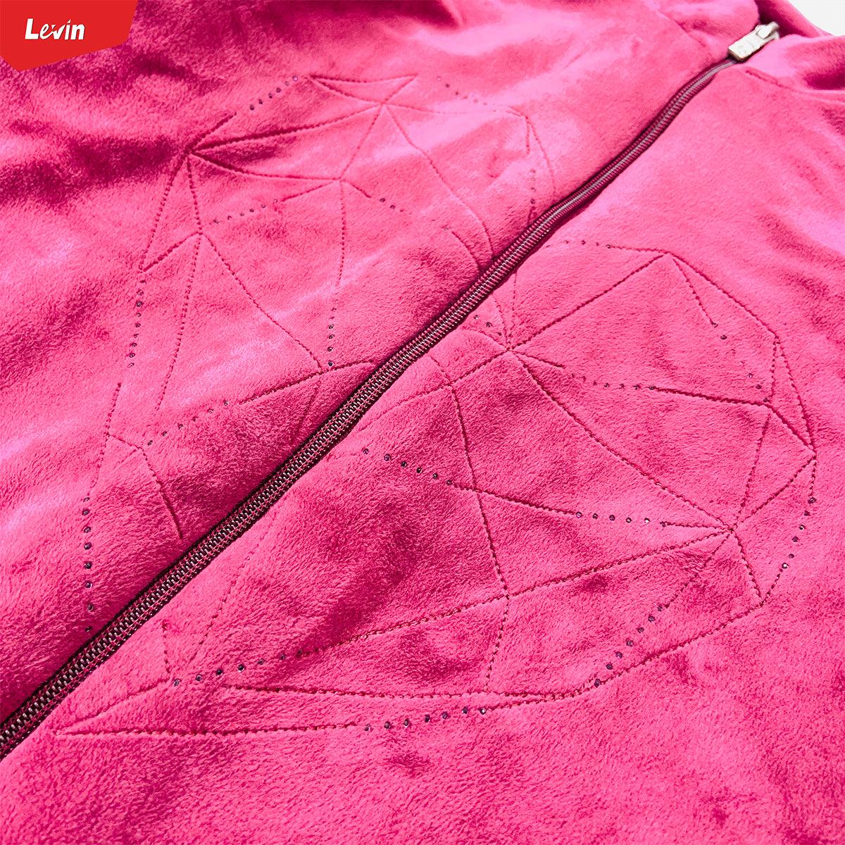Women's Full Zipper Velvet Jacket