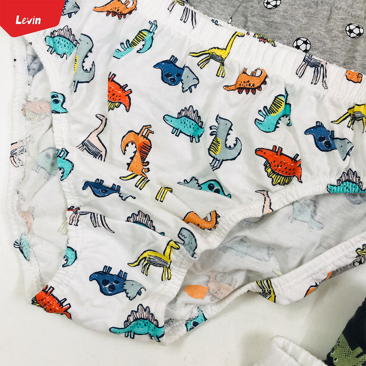 Pack of 5 Assorted Multicolor Cotton Boys Brief