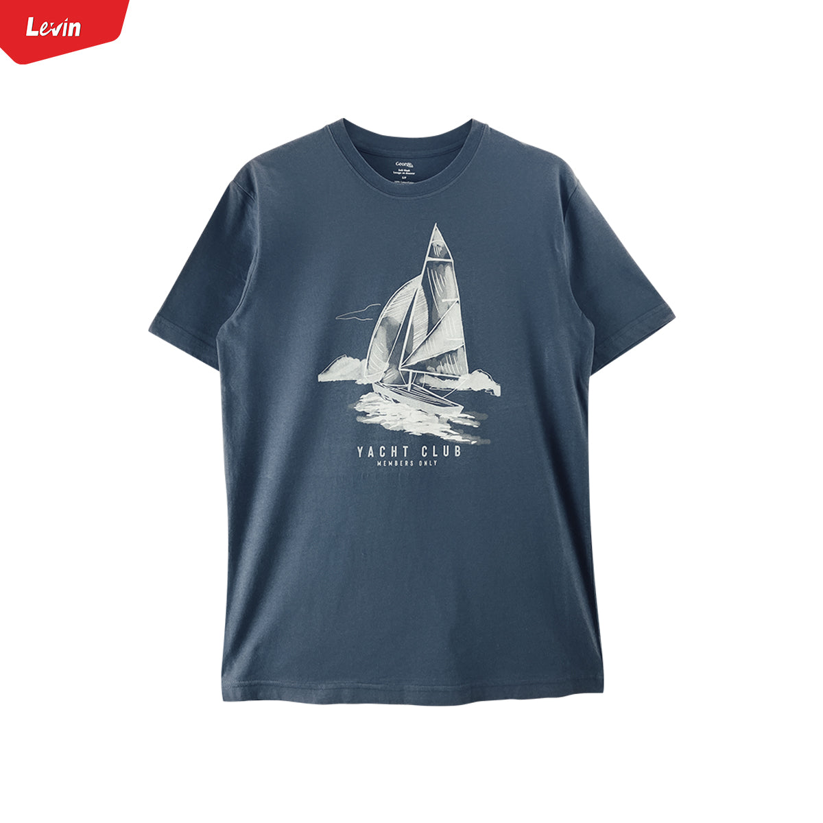 Mens Short Sleeve Crew Neck Graphic Print T-Shirt