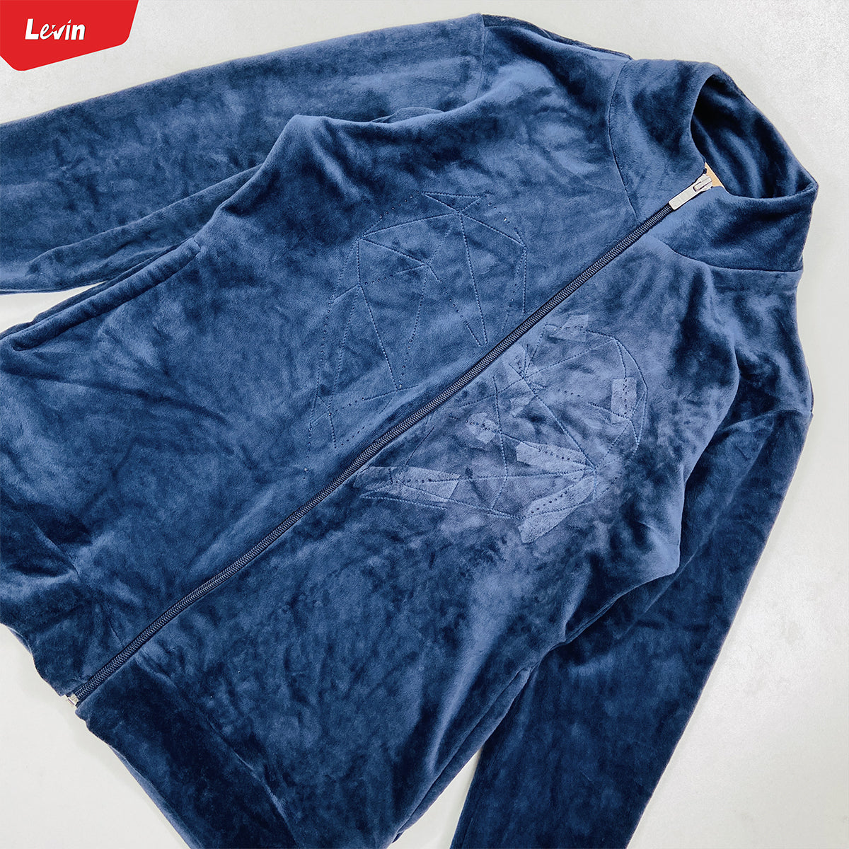 Women's Full Zipper Velvet Jacket