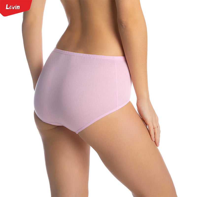 Pack of 5 Multicolor Full Back Cover Womens Cotton Panty