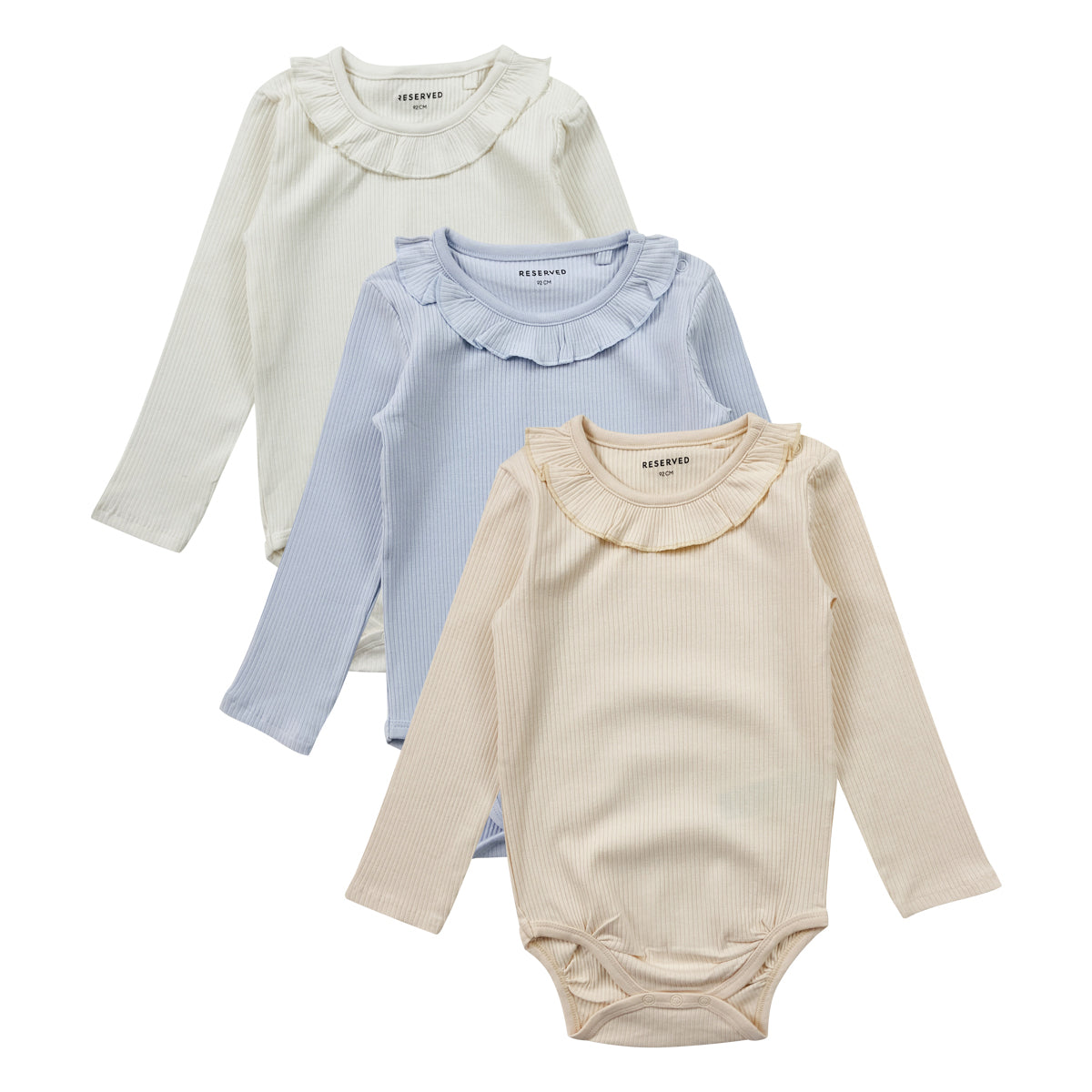 Girls Premium Full Sleeve Designed Ribbed Romper