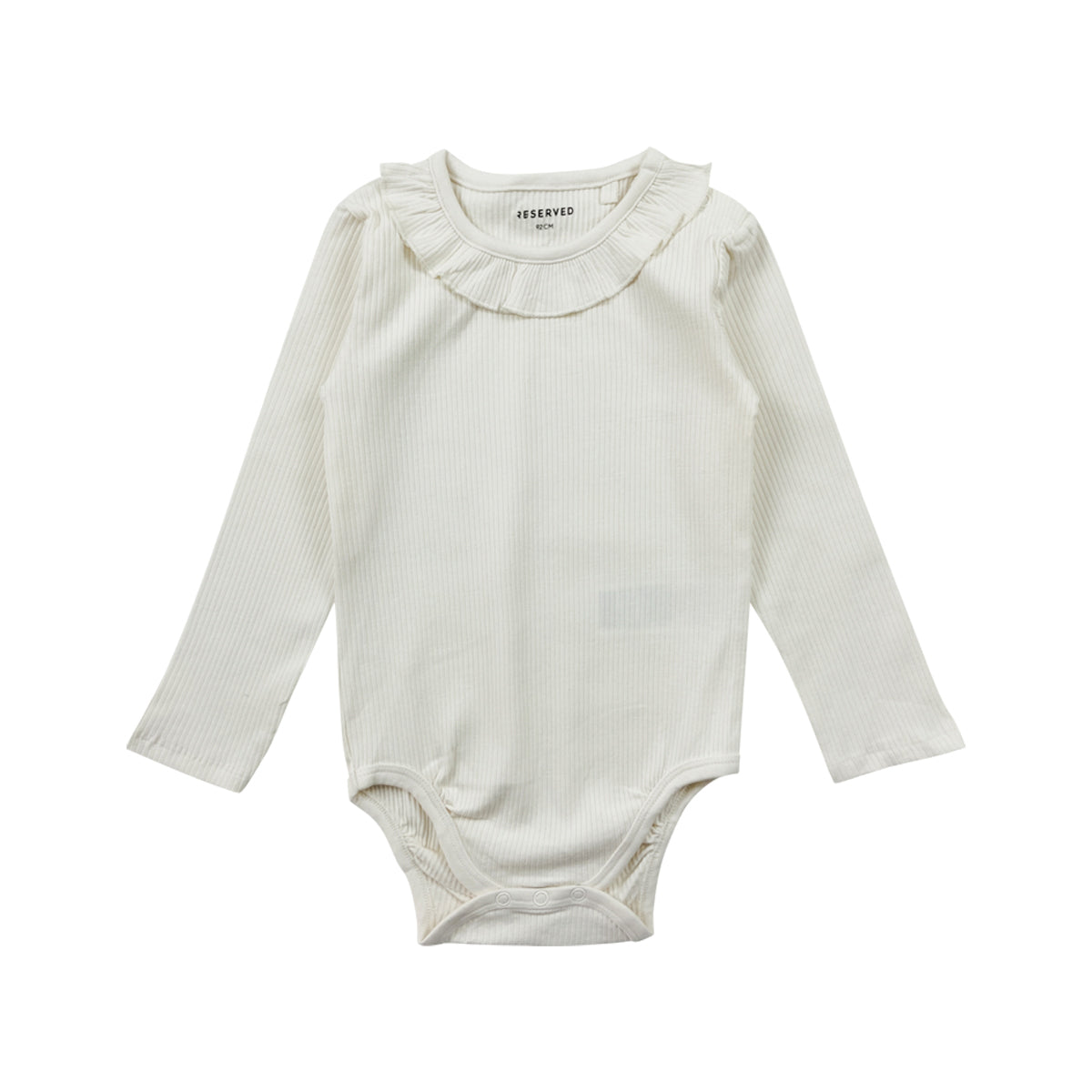 Girls Premium Full Sleeve Designed Ribbed Romper