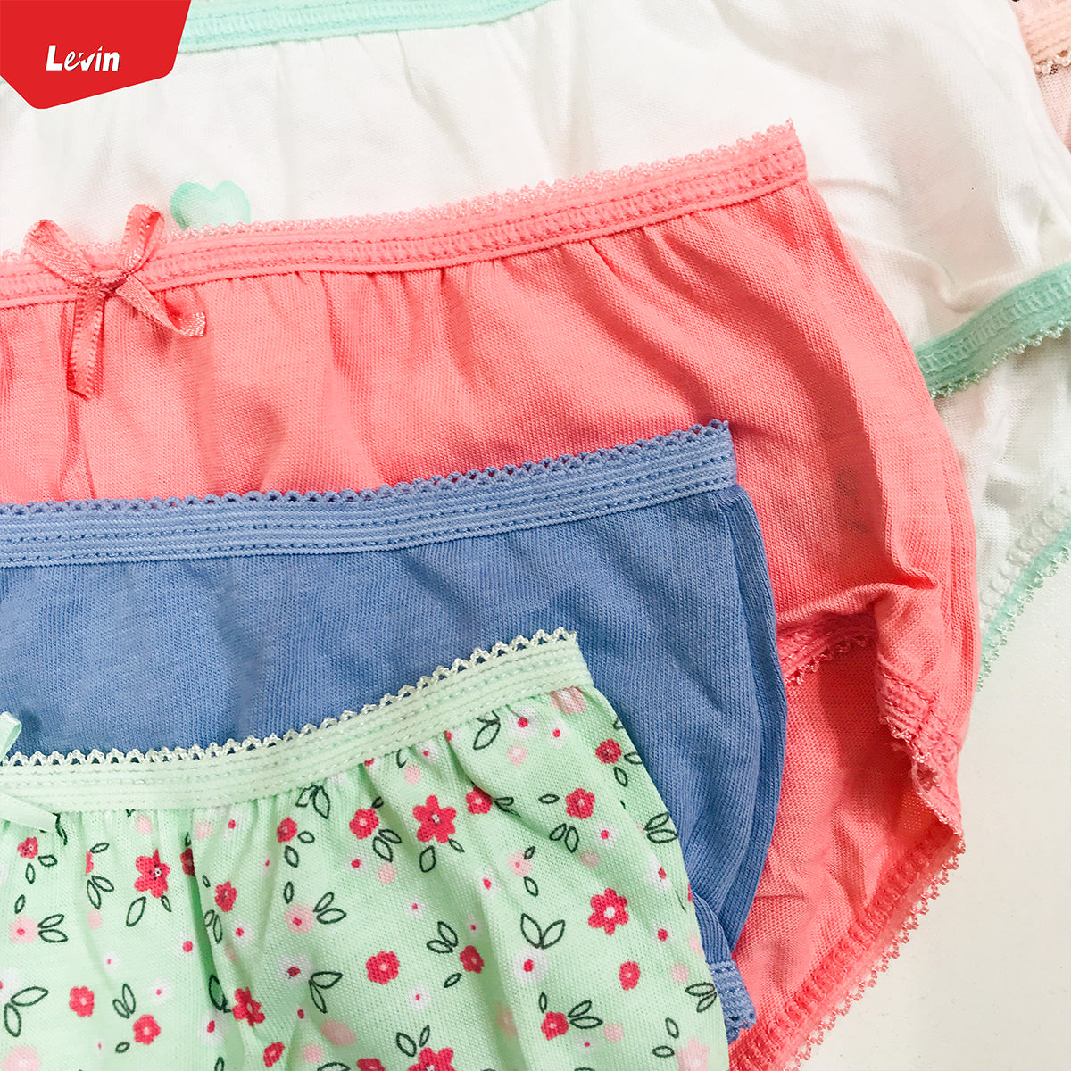 Pack of 5 Assorted Combo Teen Girls Cotton Underwear Panties Briefs