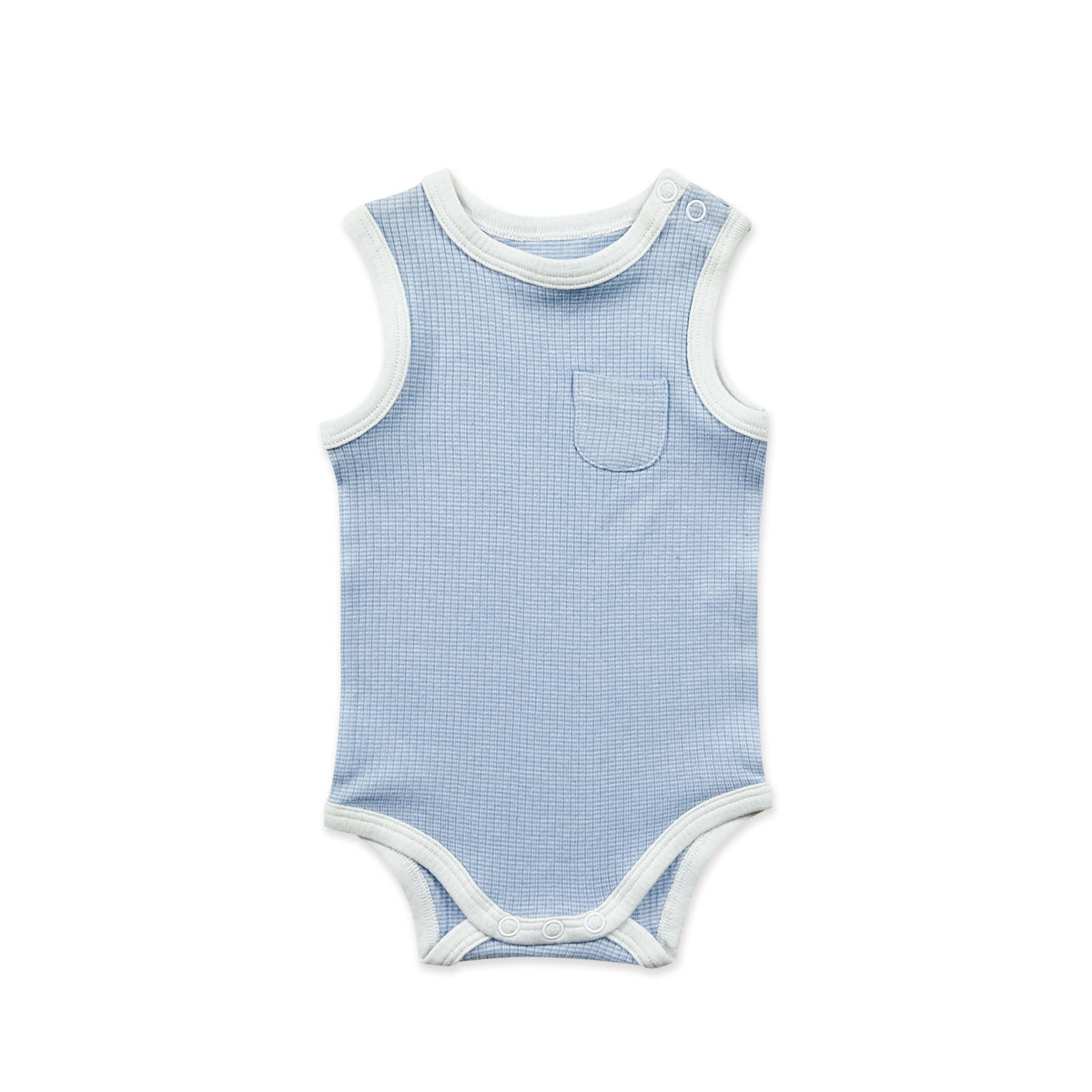 Infant and Toddler Baby Sleeveless Cotton Romper Bodysuit