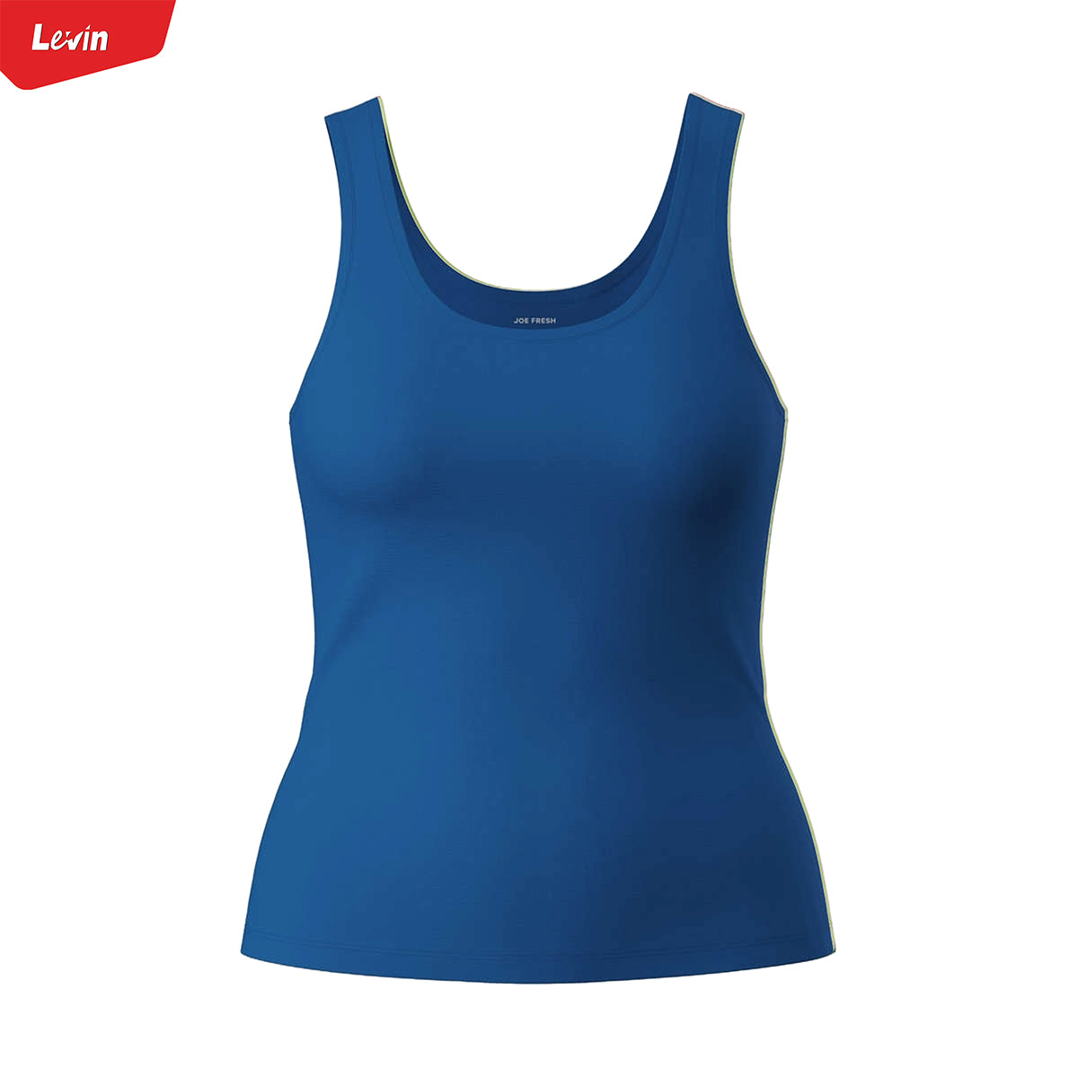 Womens Scoop Neck Organic Cotton Fitted Tank Top