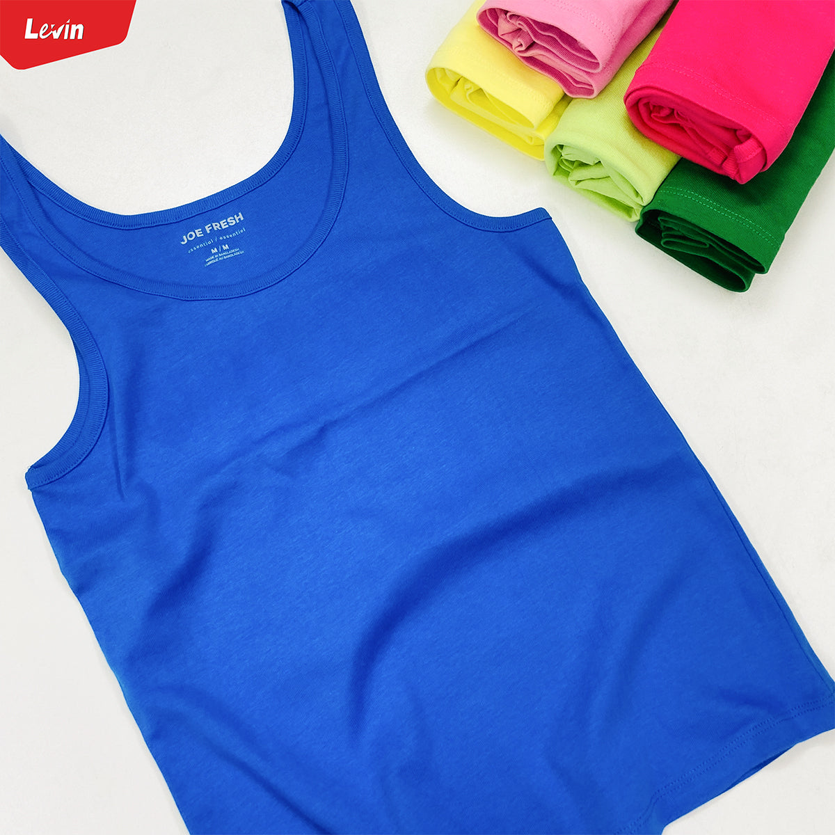 Womens Scoop Neck Organic Cotton Fitted Tank Top