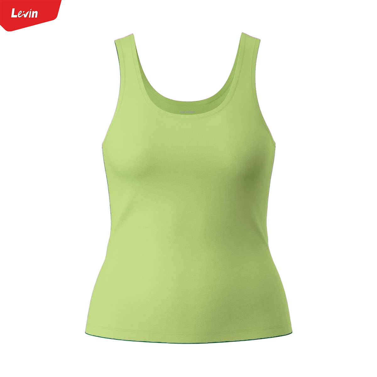 Womens Scoop Neck Organic Cotton Fitted Tank Top