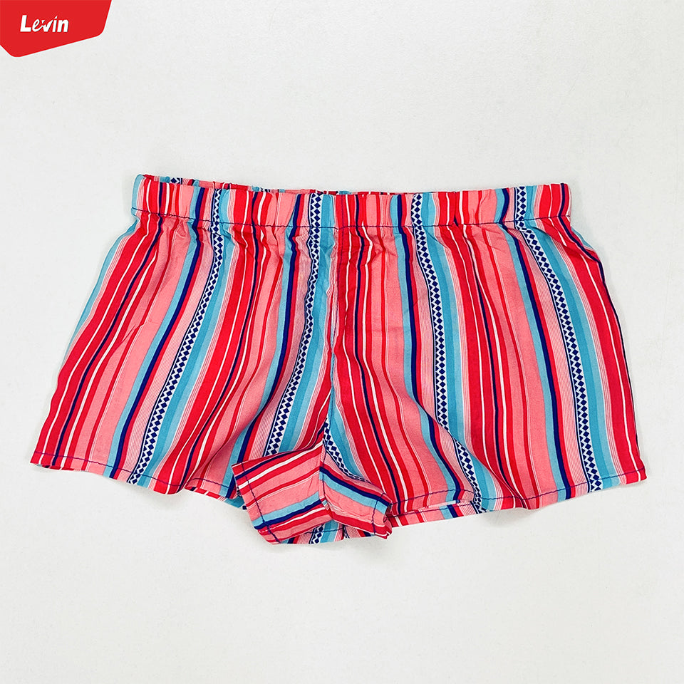 Teen Girl Floral Printed Elastic Waist Beach Short