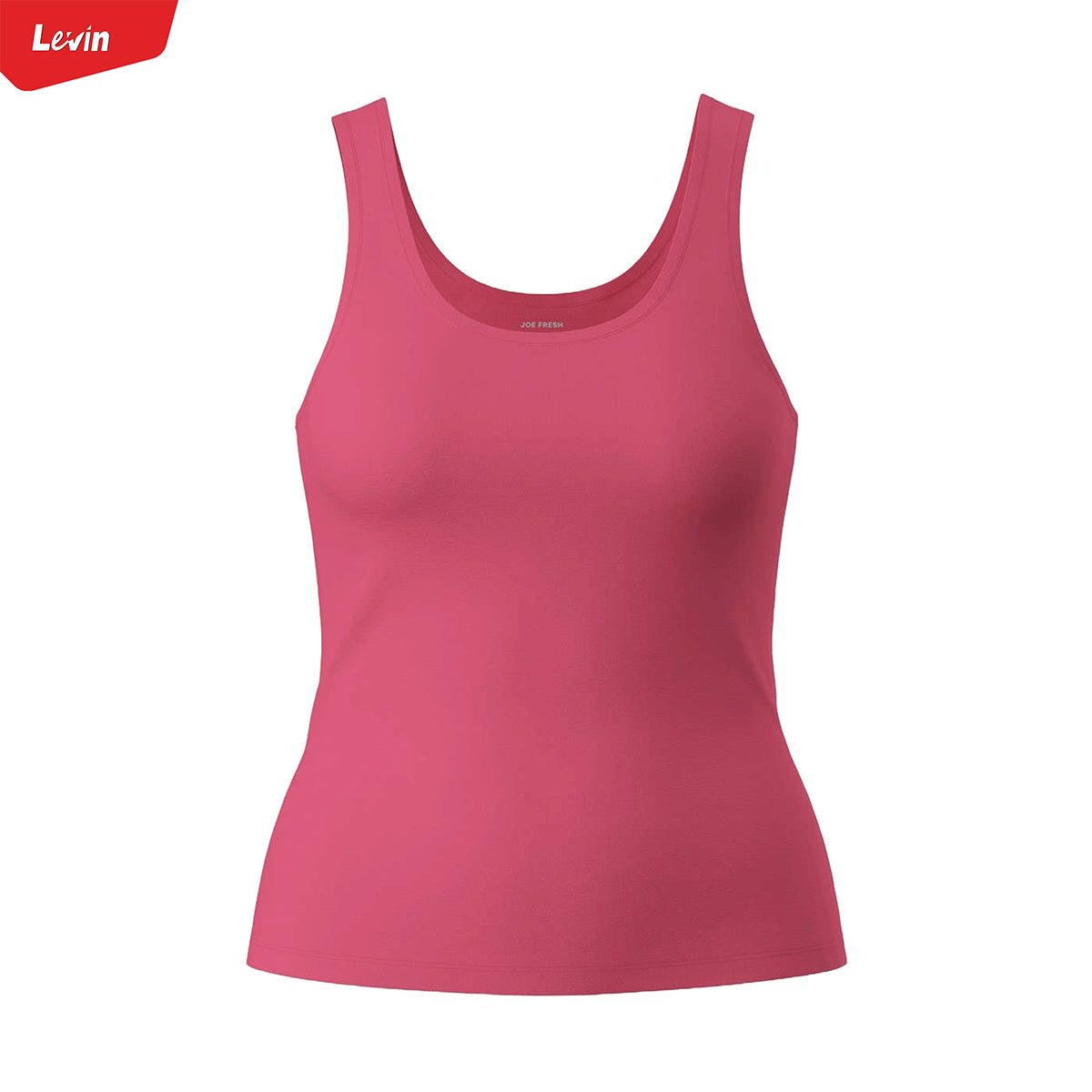 Womens Scoop Neck Organic Cotton Fitted Tank Top