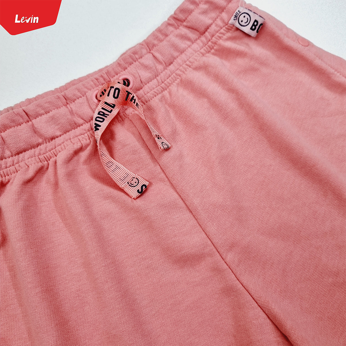 Teen Girls Side Button terry cotton short pant