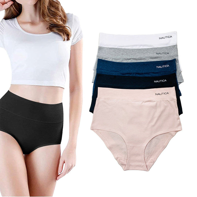 Pack of 5 Womens High waist Brief Panty