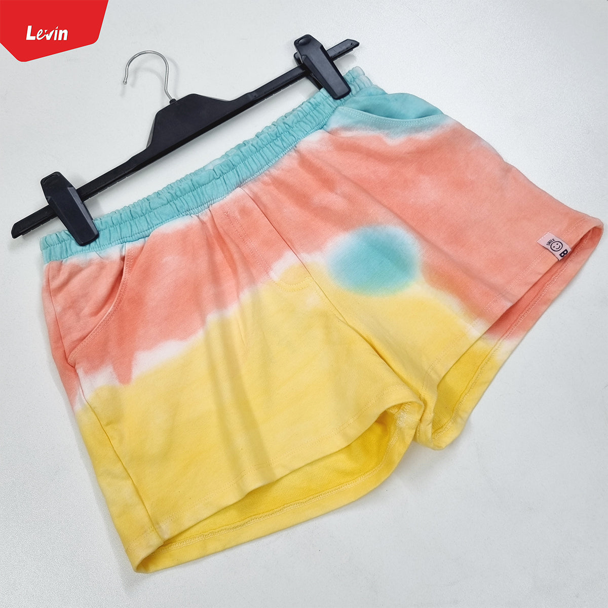 Teen Girls Tie Dye terry cotton short pant