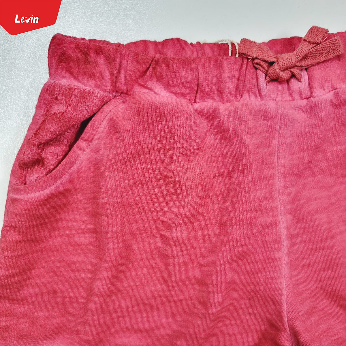 Teen Girls Acid Wash Terry Cotton Short Pant