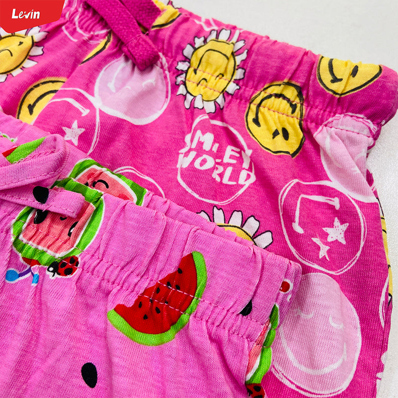 Toddler Baby Elasticated Summer Printed Cotton Short Pant