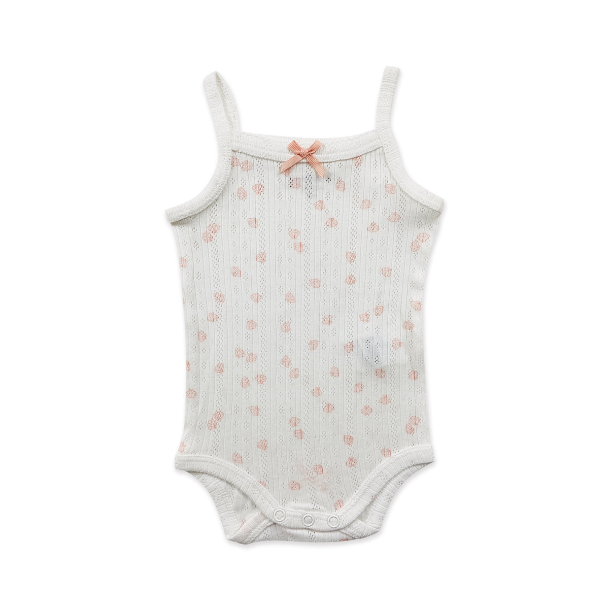 Infant and Toddler Girl Baby Sleeveless Cotton Romper Bodysuit
