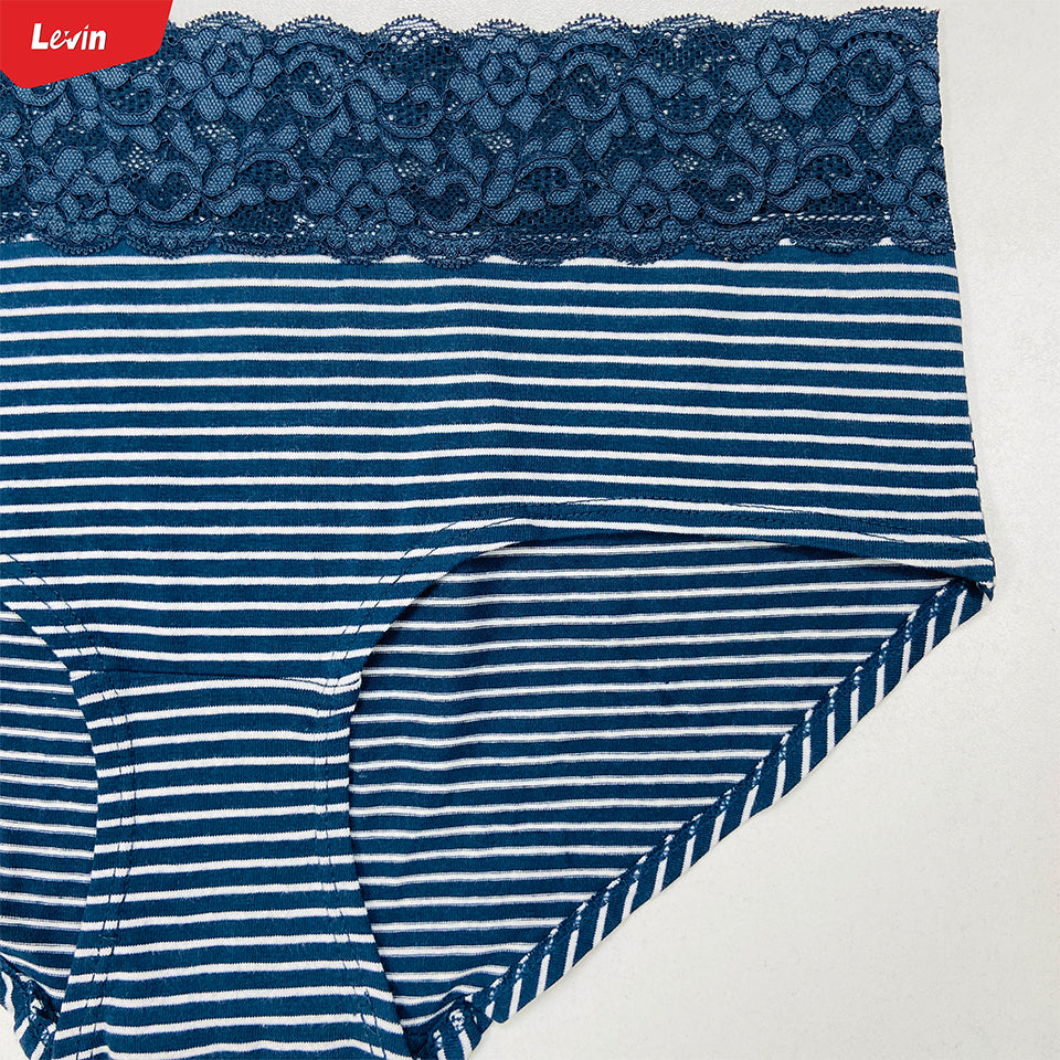 Pack of 5 Womens Mid Waist Hipster Lace Brief Panty