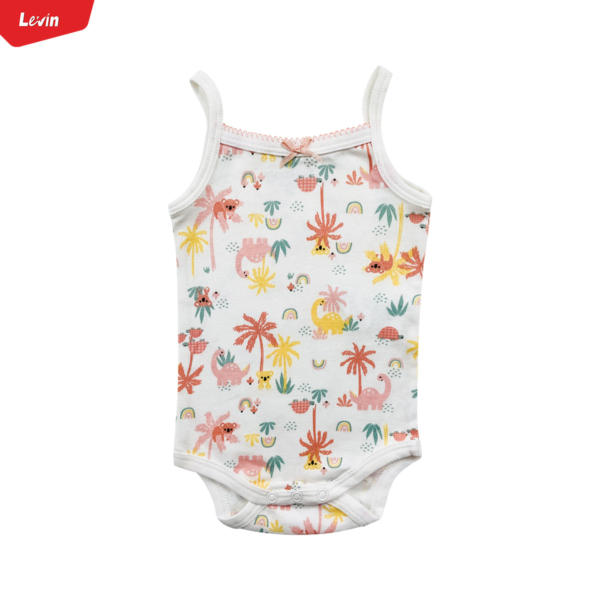 Infant and Toddler Baby Sleeveless Cotton Romper Bodysuit