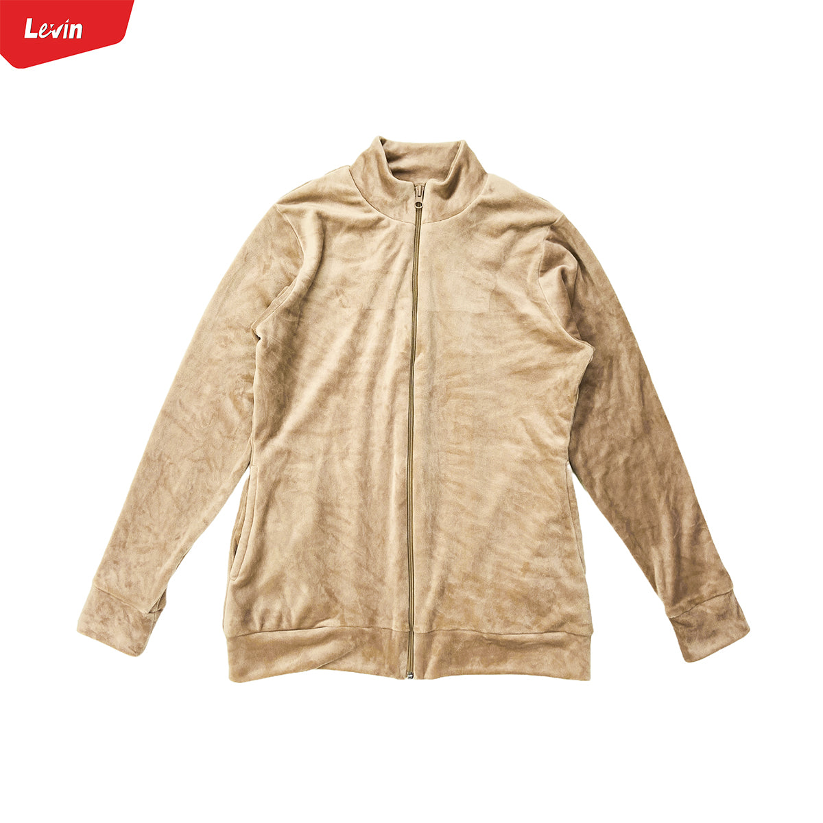 Women's Full Zipper Velvet Jacket