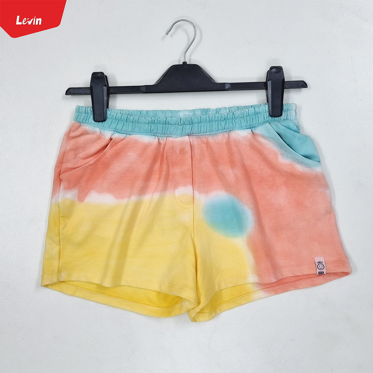 Teen Girls Tie Dye terry cotton short pant
