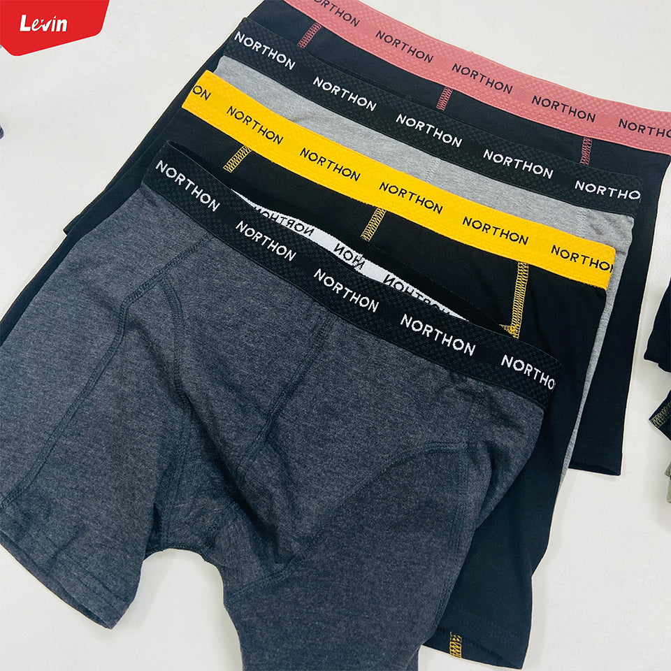 Mens Premium Mid Rise Cotton Stretch Boxers