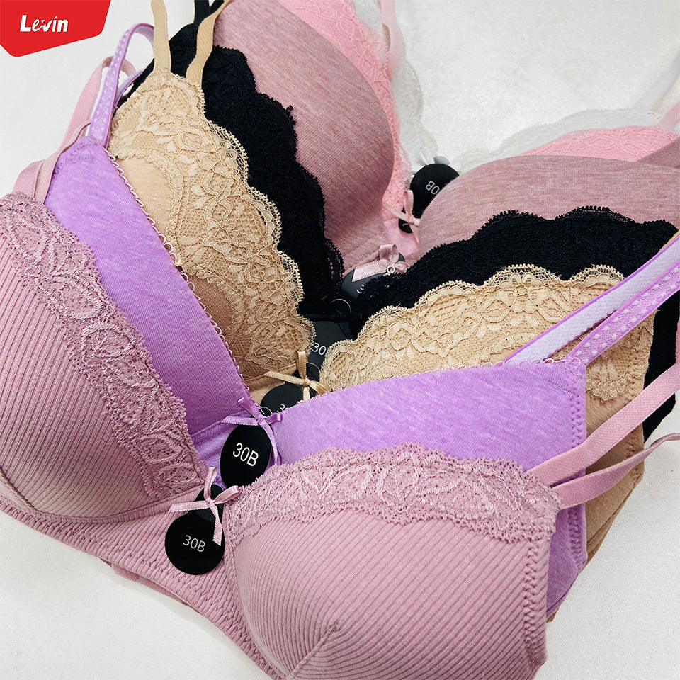 Womens Non Wire Padded Push Up Bra 32 Size