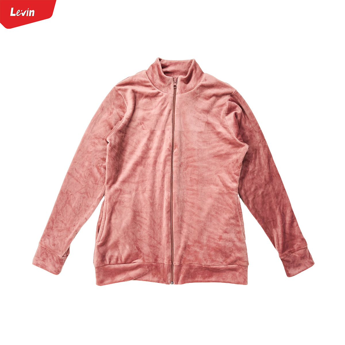 Women's Full Zipper Velvet Jacket