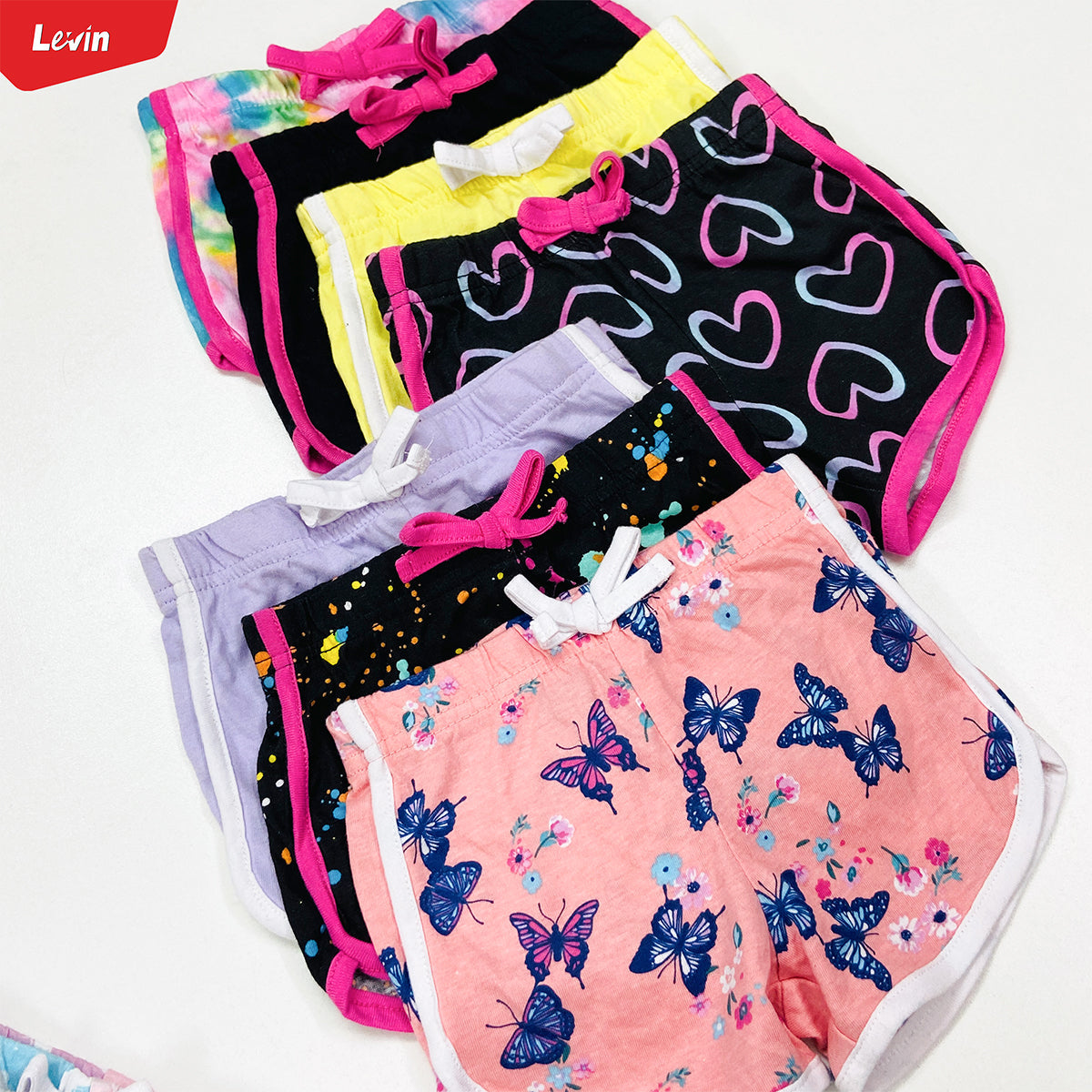 Teen Girls Multicolor Cotton Summer Shorts