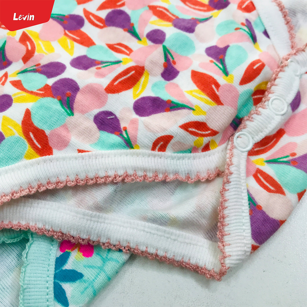 Girls Organic Cotton Sleeveless Camisole Romper