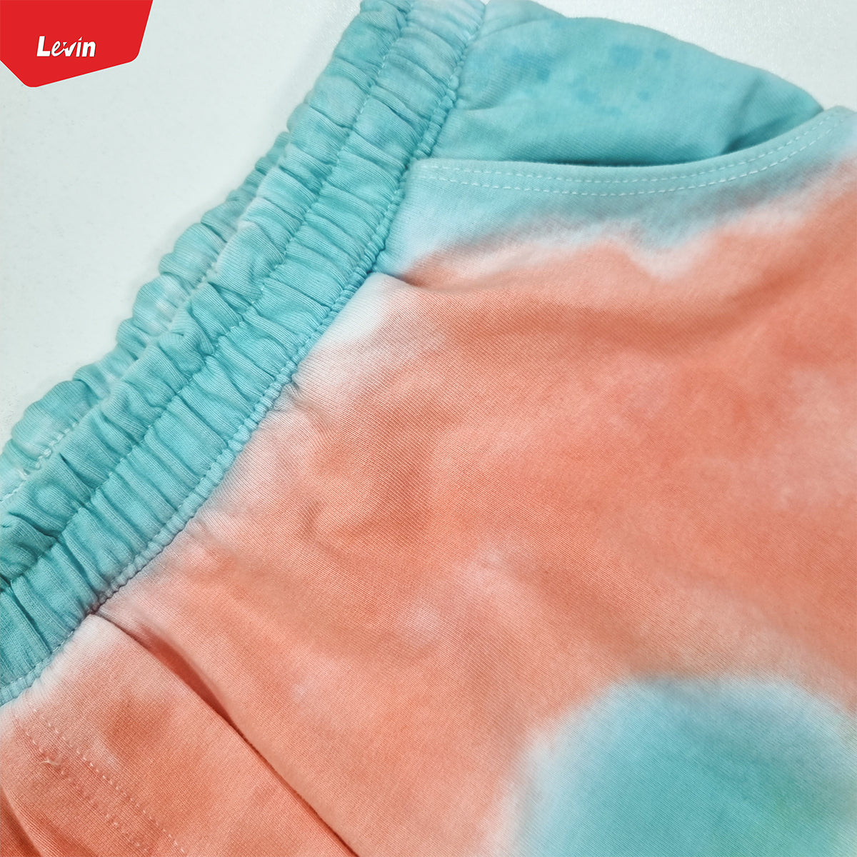 Teen Girls Tie Dye terry cotton short pant