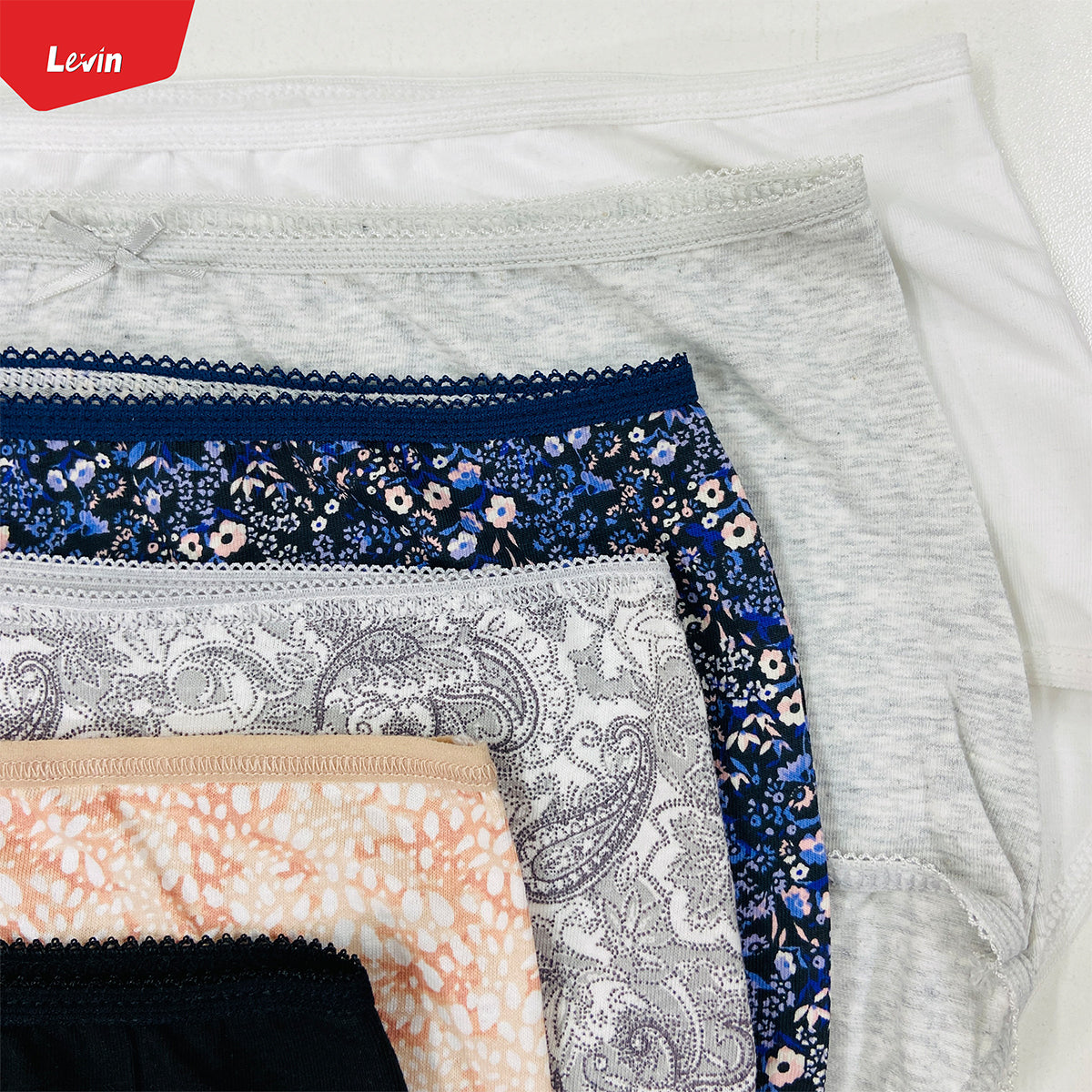 Pack of 3 Women's Assorted Cotton Full Back Cover Panties