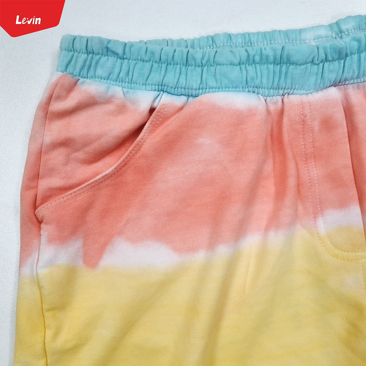 Teen Girls Tie Dye terry cotton short pant