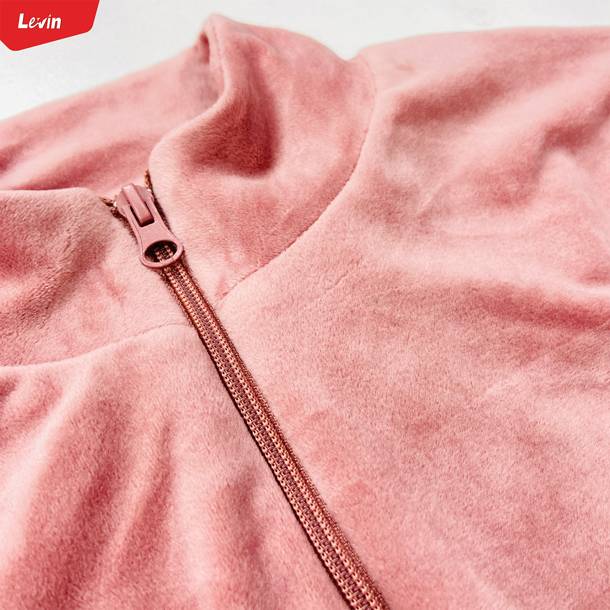 Women's Full Zipper Velvet Jacket