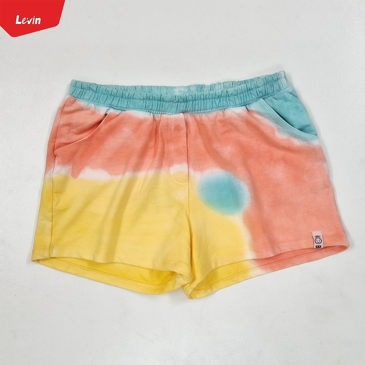 Teen Girls Tie Dye terry cotton short pant
