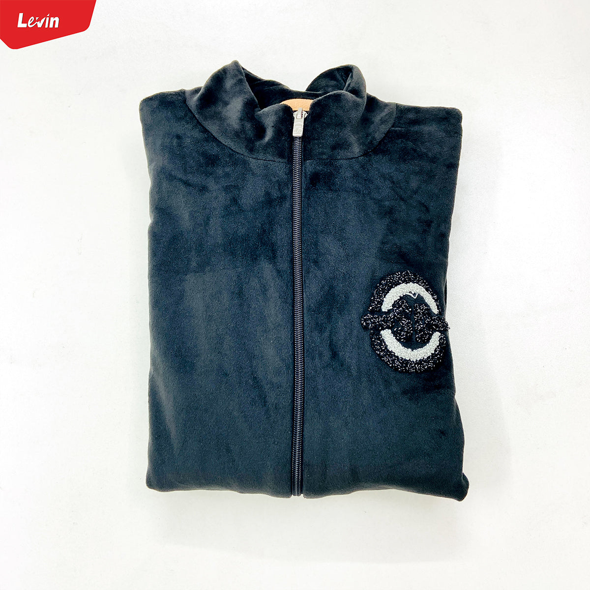 Women's Full Zipper Velvet Jacket