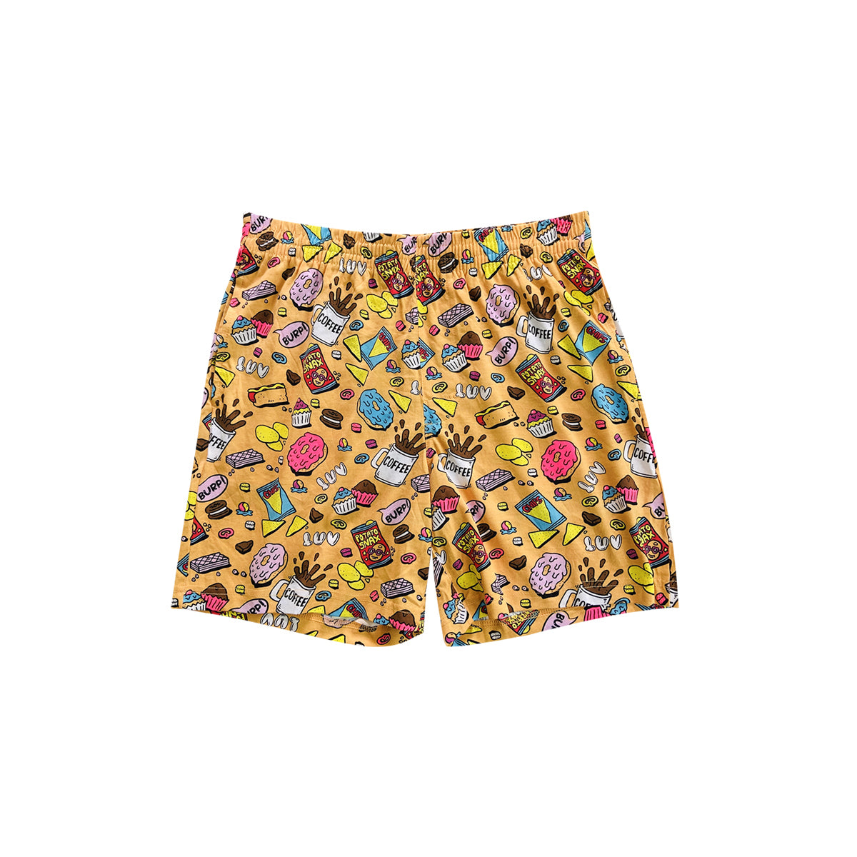 Men's Printed Side Pocket Cotton Pajama Shorts