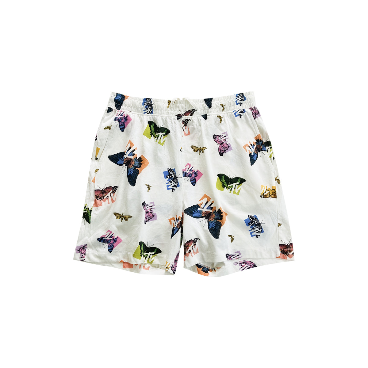 Men's Printed Side Pocket Cotton Pajama Shorts