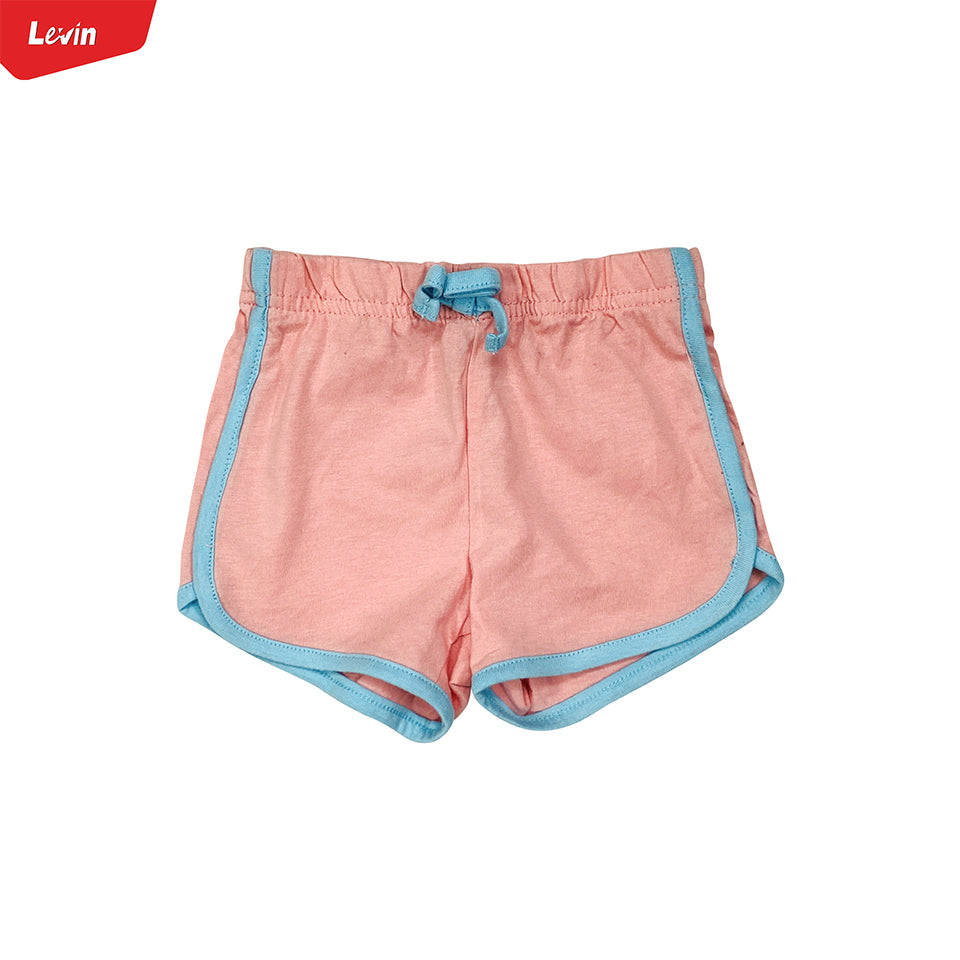 Toddler Girls Multicolor Cotton Summer Shorts