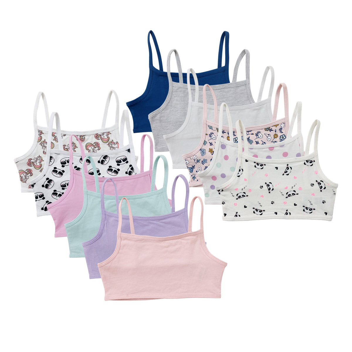 Pack of 4 Girl Camisole Cotton Bras
