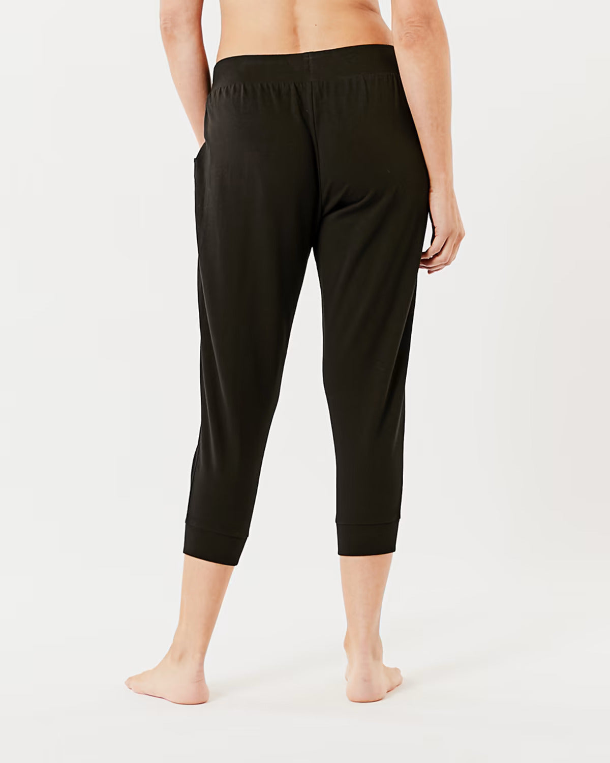Women's Capri Length Sweatpants Cropped Jogger Pant