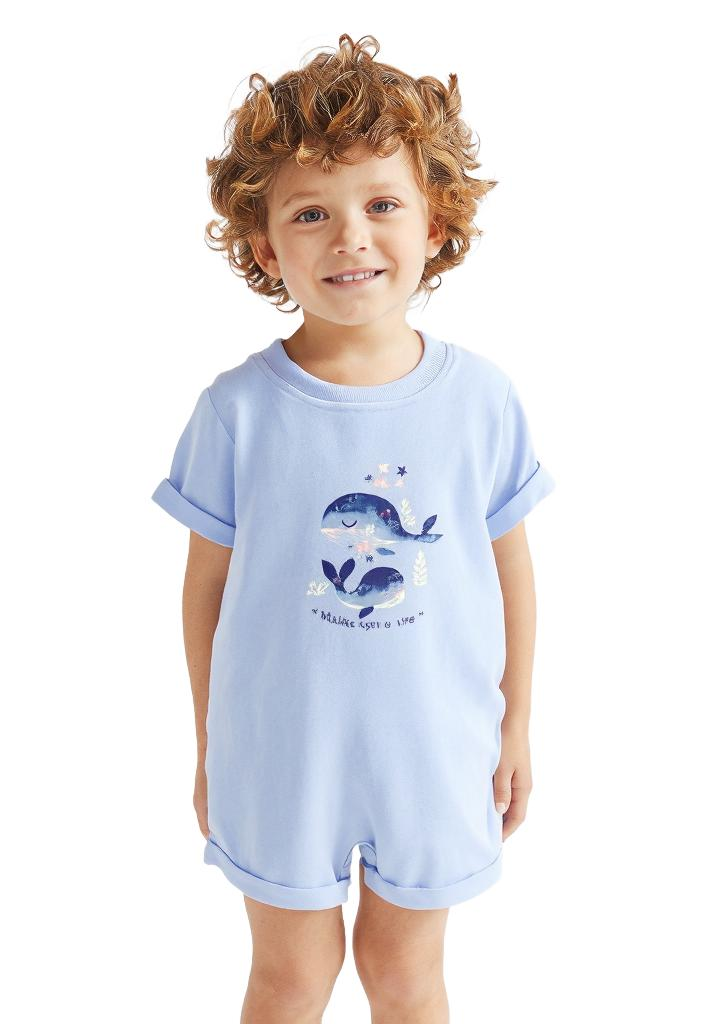 Infant and Toddler Baby Short Sleeve Cotton Bodysuit