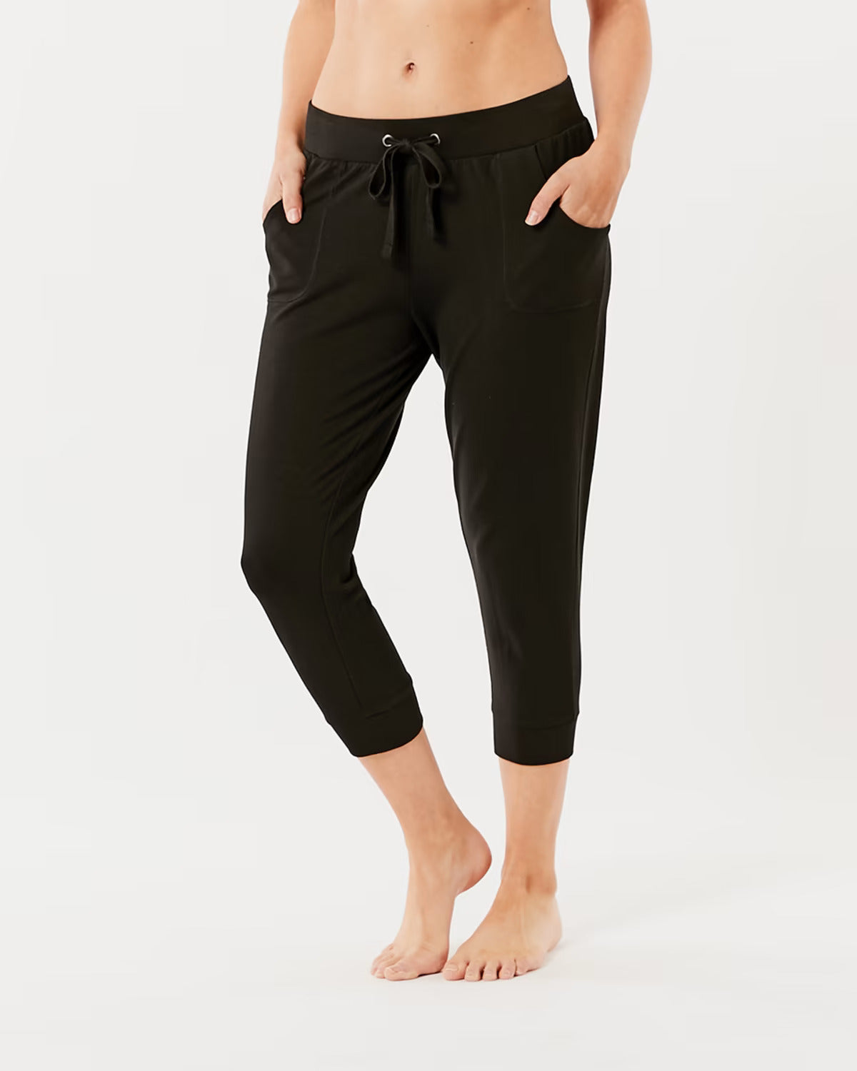 Women's Capri Length Sweatpants Cropped Jogger Pant
