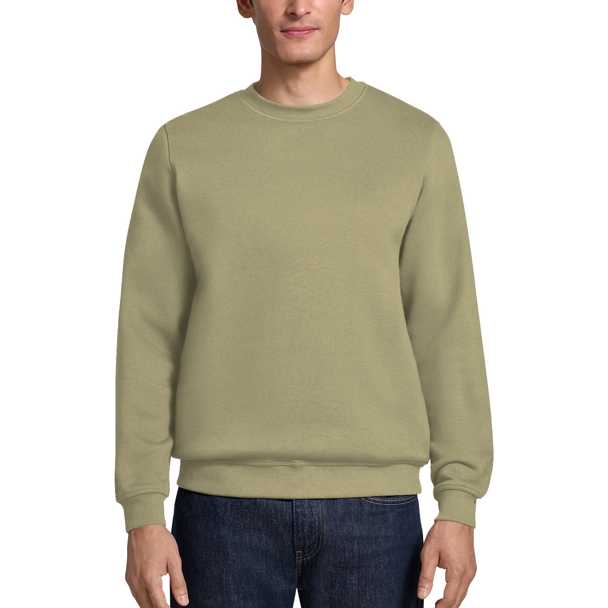 Men's Cotton-Blend Fleece Crewneck Sweatshirt