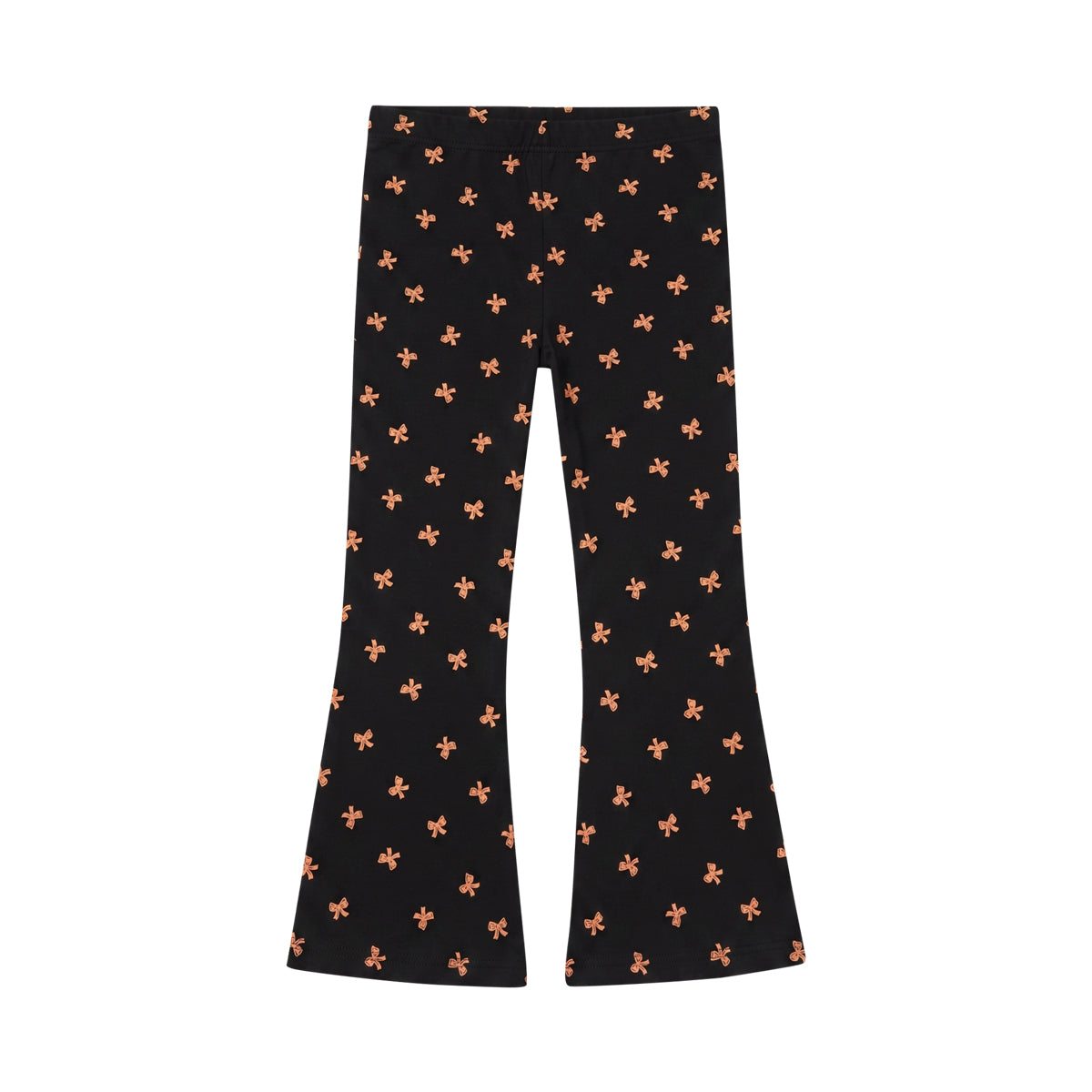 Girls Cotton Printed Flared Leggings
