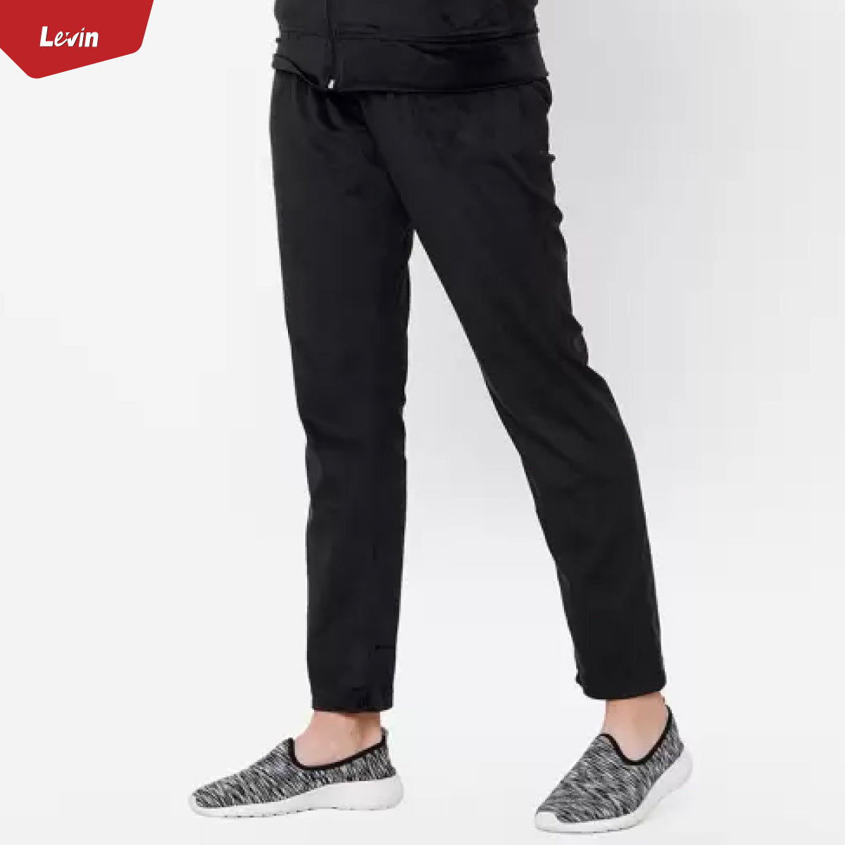 Women's Drawstring Waist Solid Velvet Trouser