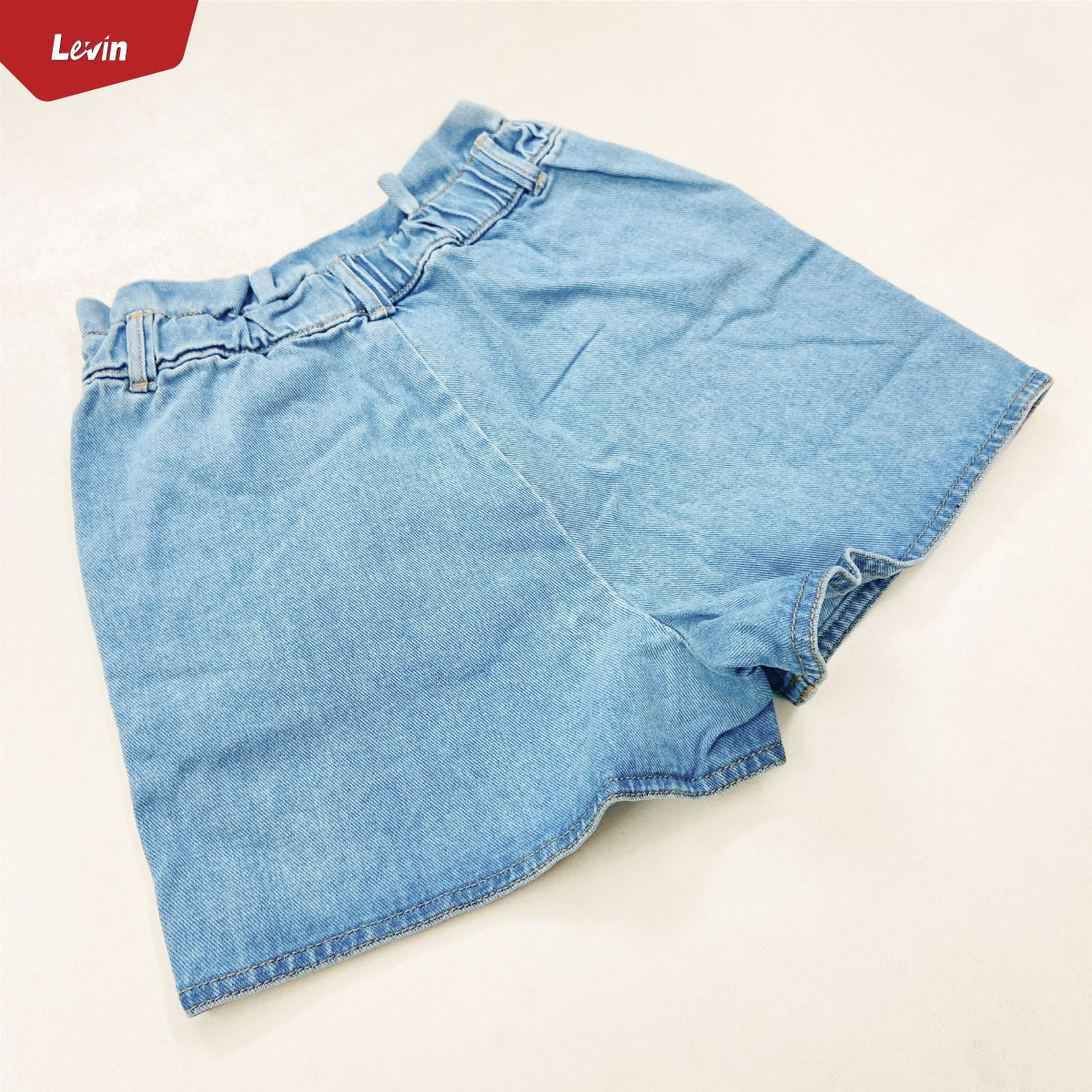 Teen Girl’s Mid Rise Casual Solid Denim Shorts